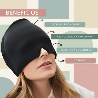Gorro de Gel Anti-Migraña – Terapia Frío/Calor