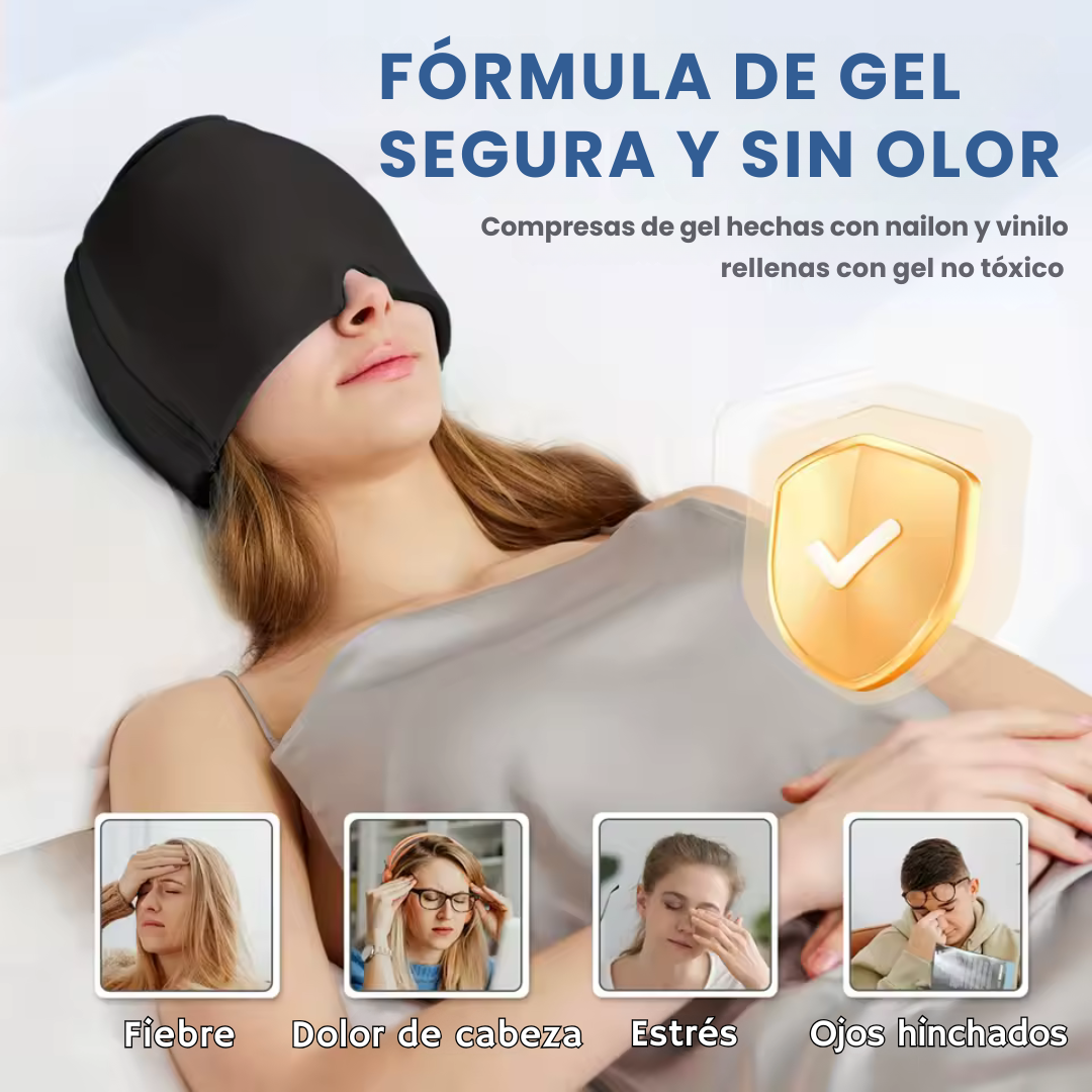 Gorro de Gel Anti-Migraña – Terapia Frío/Calor